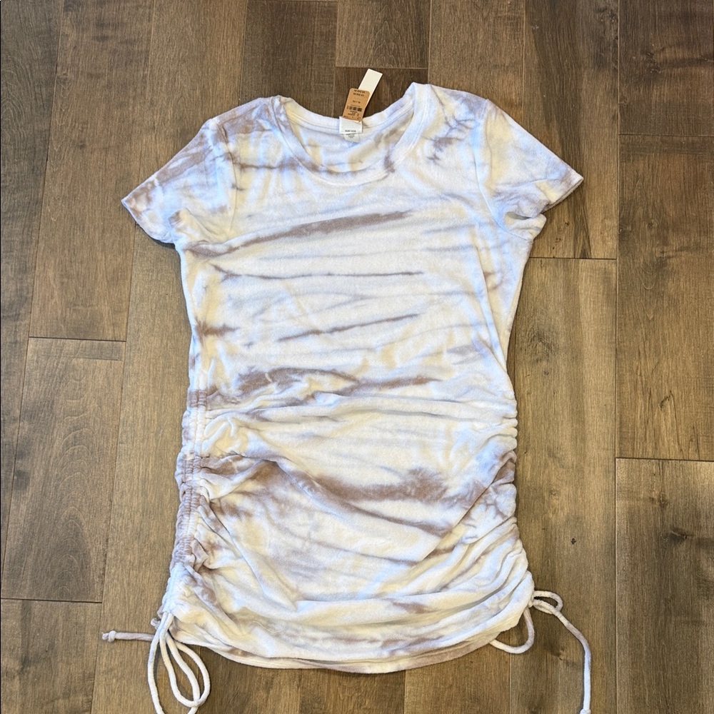 Tie-Dye Ruched Women towel dress